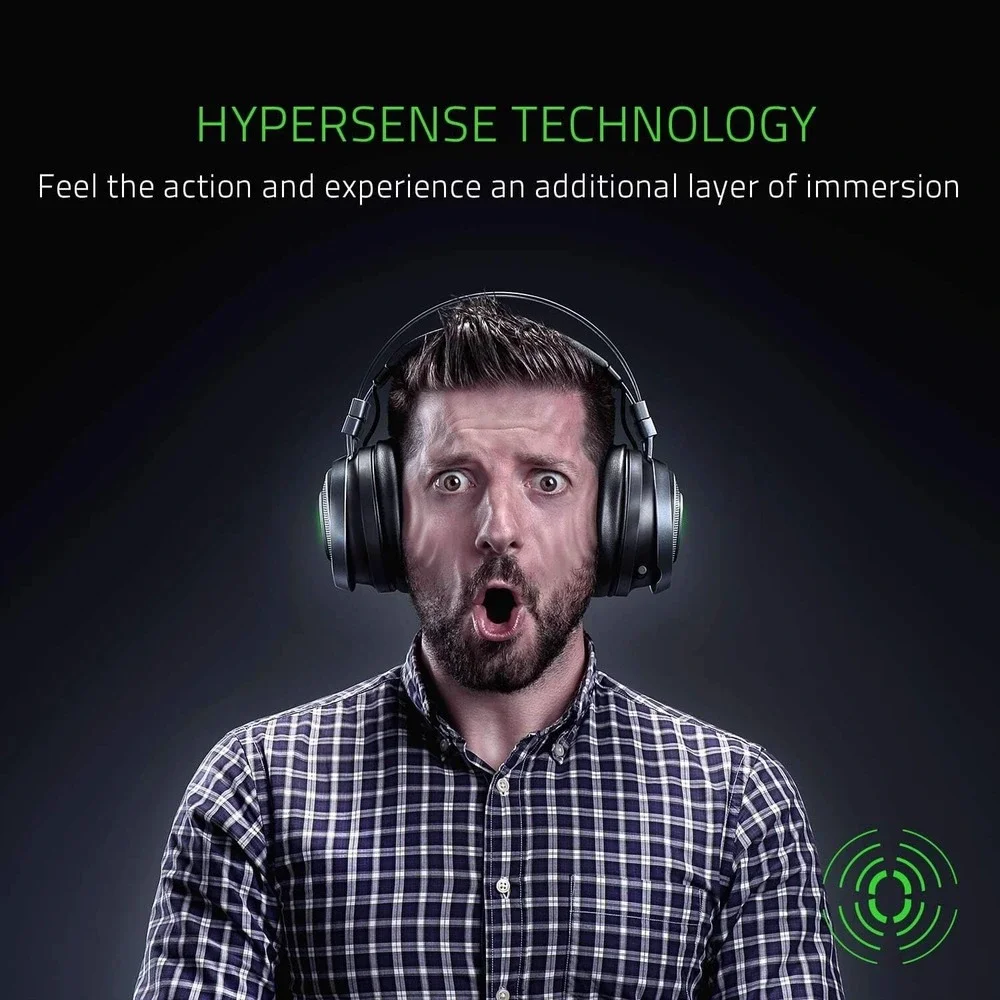 Razer Nari Ultimate Wireless Gaming Headset HyperSense No USB Dongle